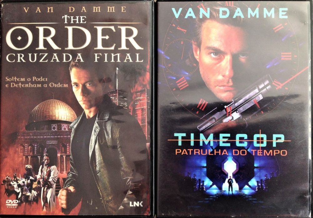 Van Damme - 16 DVDs - Raros - Muito Bom Estado