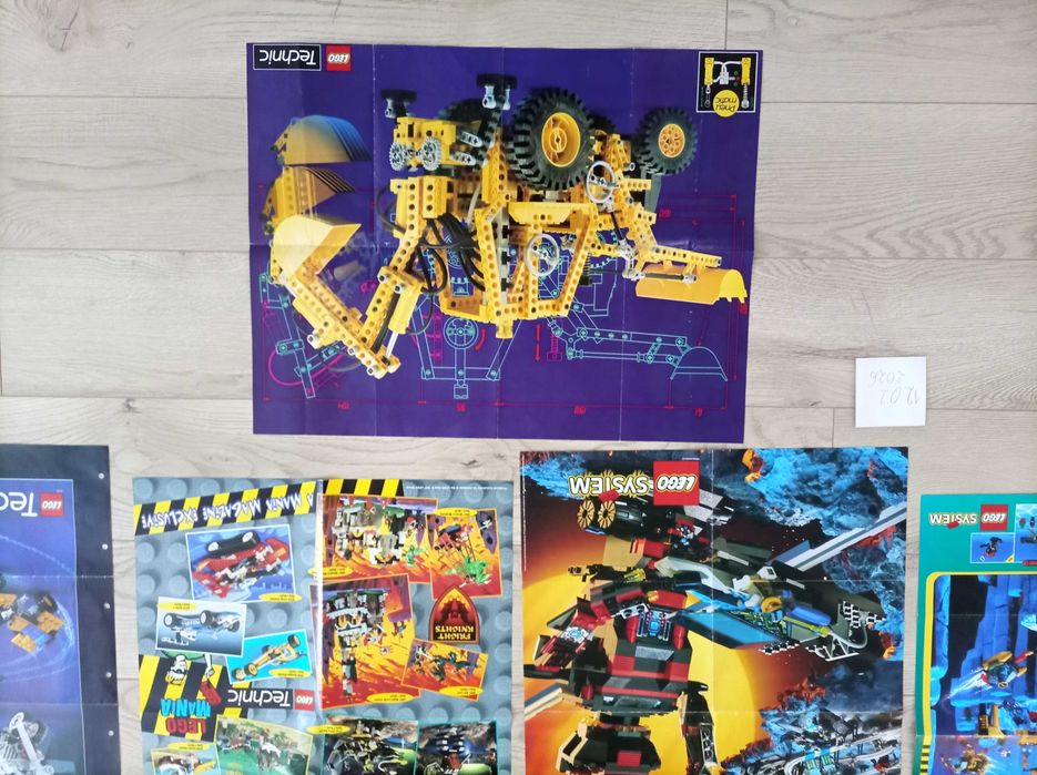 Lego Duże Plakaty castle town space technik aquazone