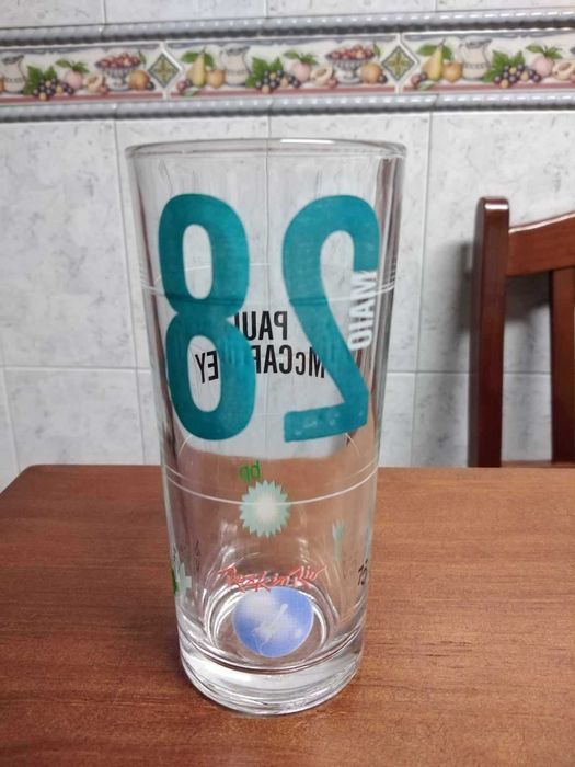 Copo de vido pirogravado *BP*