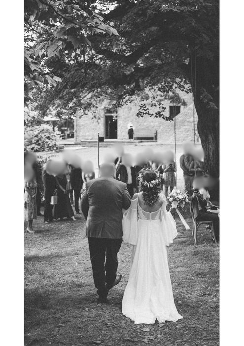 Suknia ślubna BOHO / rustykalna