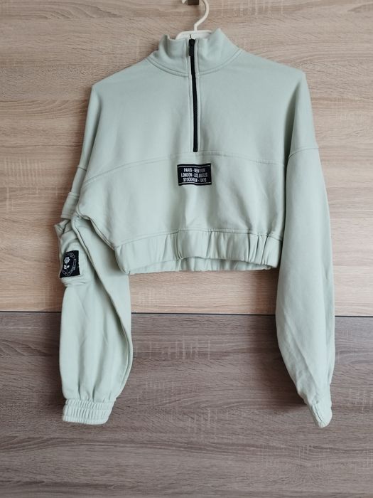 Bluza na ściągaczach oversize S-M
