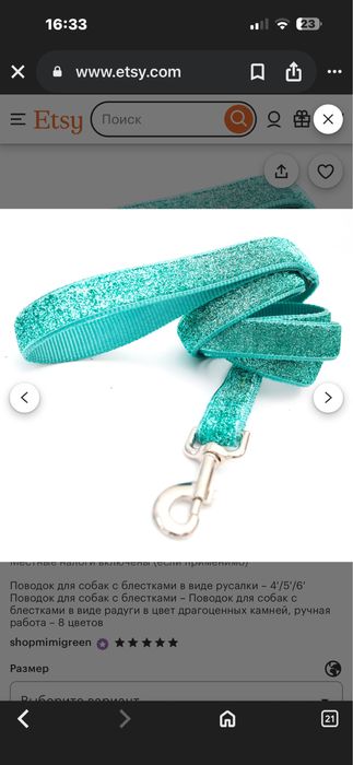 Поводок и ошейник