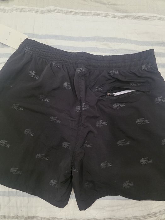 Calções de banho Lacoste preto novo