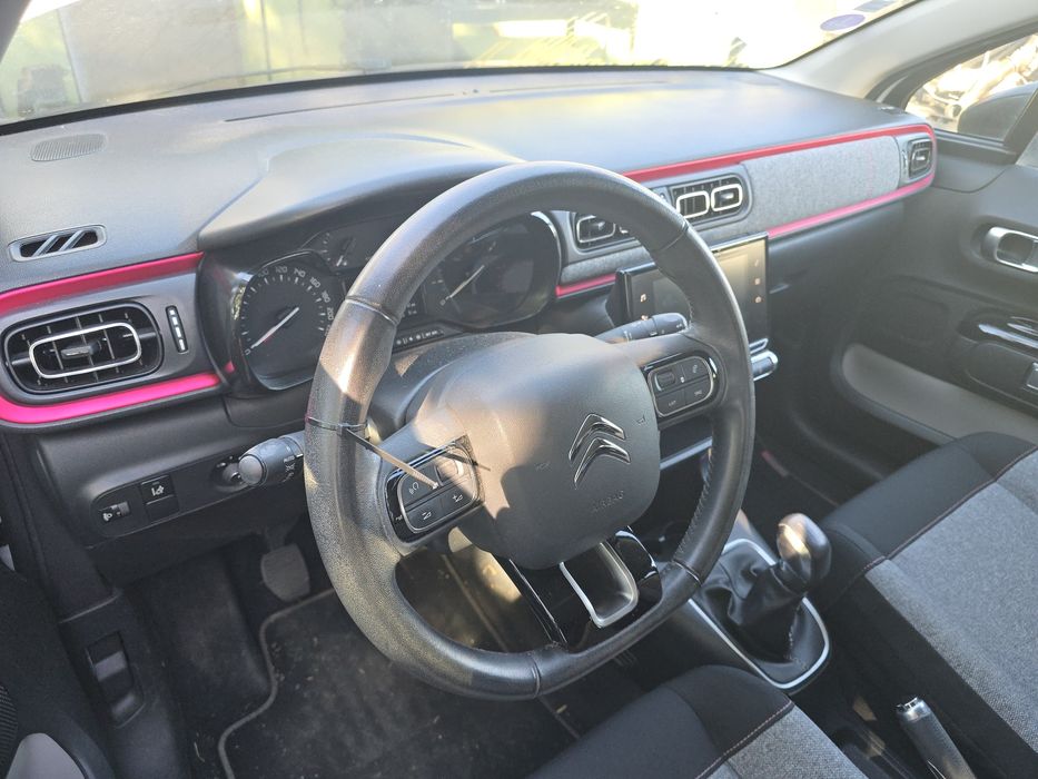Deska AIRBAG Pasy Poduszki Konsola Citroen C3 III 16- oryginał demontaż