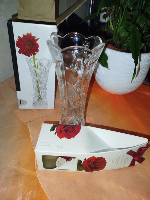 Conjunto de Decoração: Jarra de Vidro (25cm) + Ambientador (Novos)