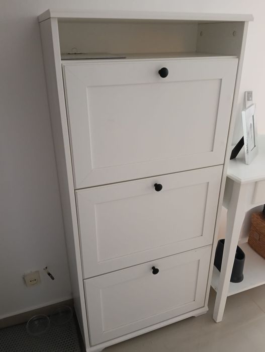 Sapateira IKEA HEMNES Branca - 3 Gavetas (Excelente arrumação)