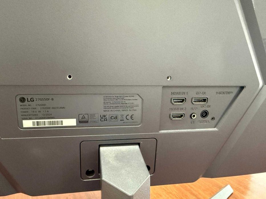 Monitor Gaming LG UltraGear 27''