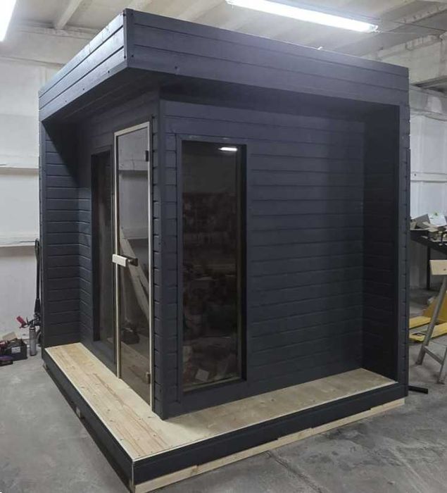 SAUNA zewnętrzna PREMIUM - 2.35x2.35m 9kw