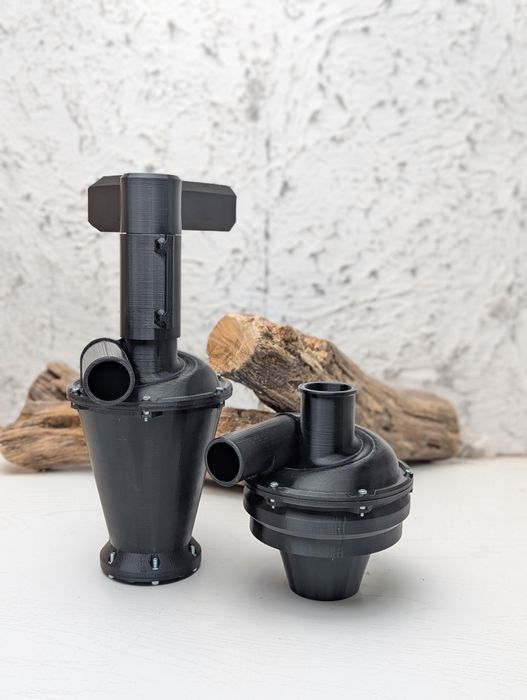 Циклон подвійний. Фільтр для пилососа. Будівельний циклон.