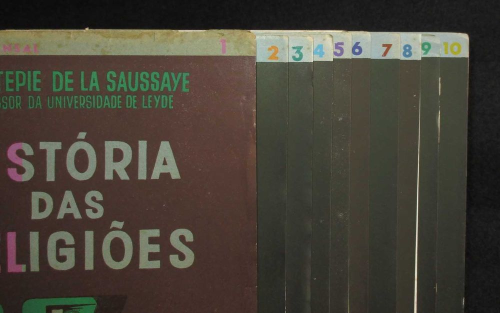 Livro História das Religiões Chantepie de La Saussaye 2ª ed Fascículos