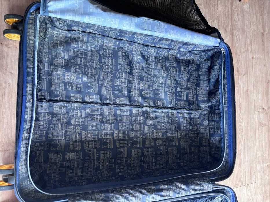 Mala de viagem azul da ELLE