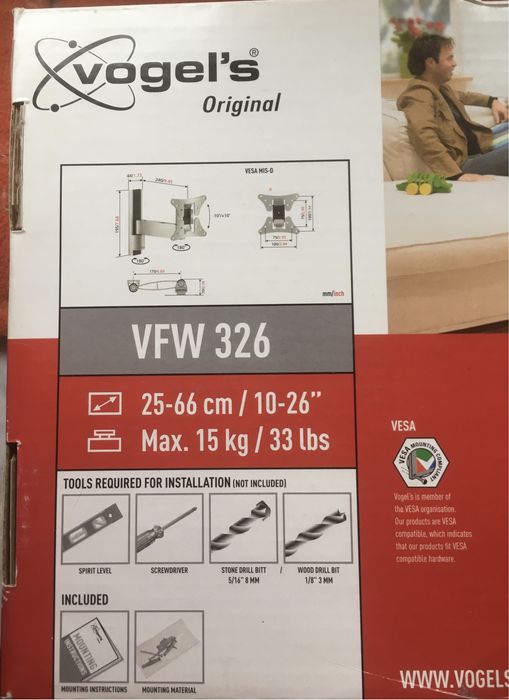 Uchwyt ścienny VFW326 Vogels
