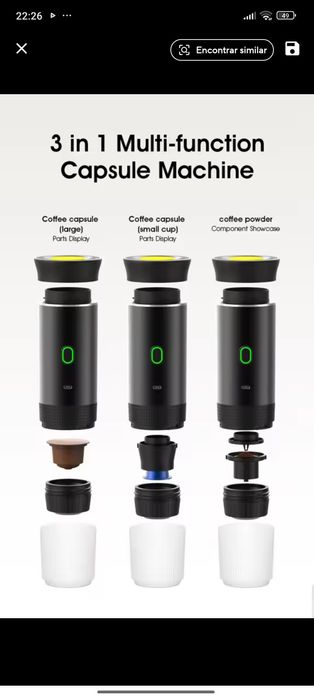 Máquina de café portátil/TOP