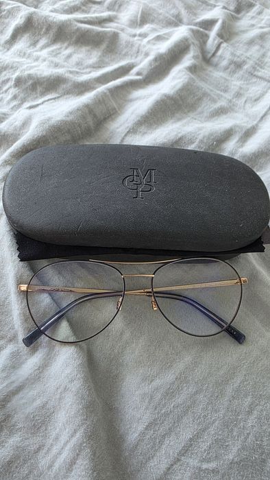 Złoto-niebieskie oprawki Marc O'Polo