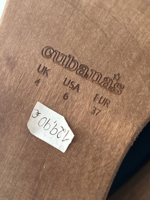 NOVAS Cubanas 37 botas