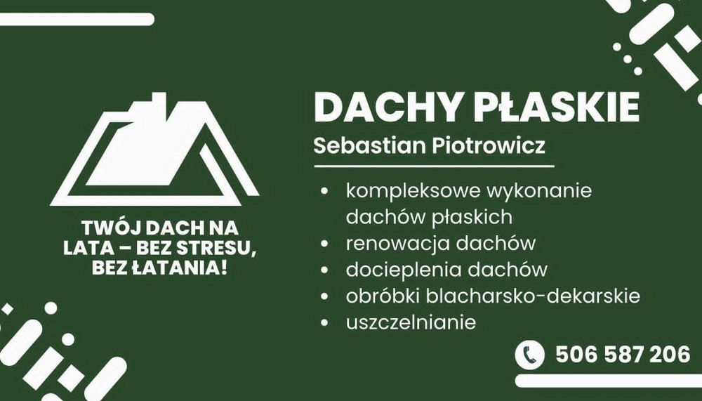 papa, membrany - Dachy plaskie
