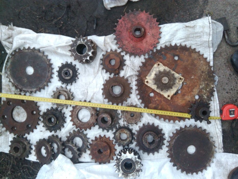 Звёздочки и цепи с шагом 15,875 мм , 19,05 мм, 25,4 мм и др. СССР