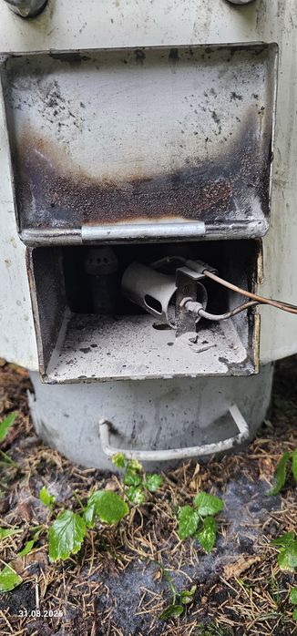 Zabytkowy piec gazowy juban przedwojenny