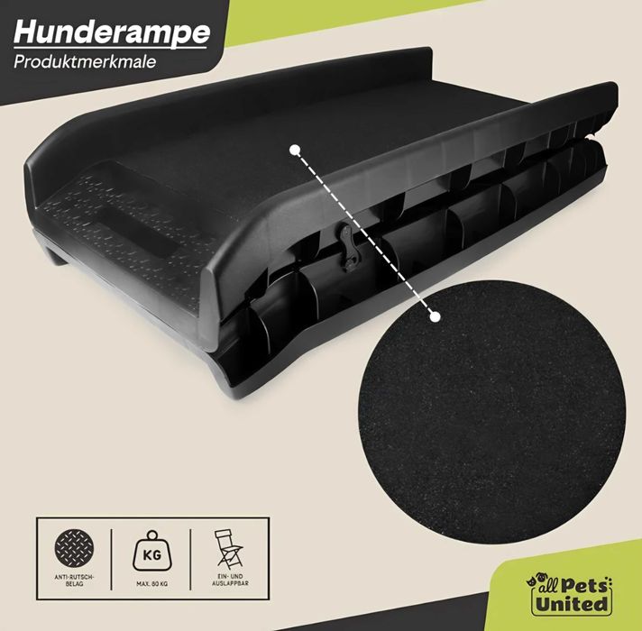 Składana rampa podest dla psa kota zwierząt domowych 156x40cm do 90kg