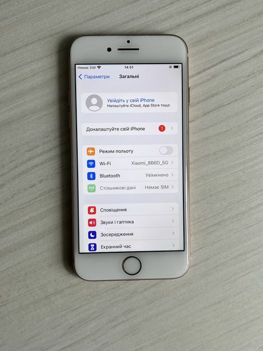 iPhone 8 64GB Neverlock, АКБ 100%, працює все