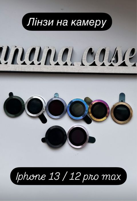 Захисне скло стекло для камери IPhone 14 Pro Max кольорові лінзи