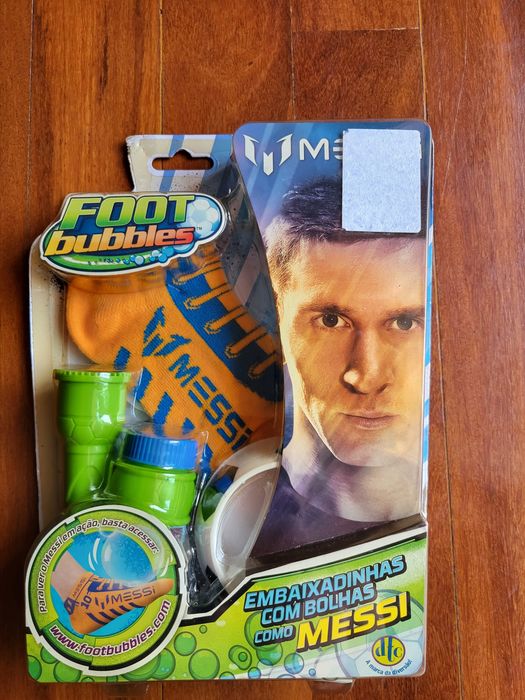 Brinquedo Messi foot bubbles Novo