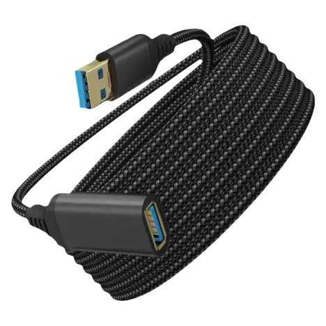 TEEAAM kabel przedłużacz przejściówka USB 3.0 63cm do Xbox PC PS4/5