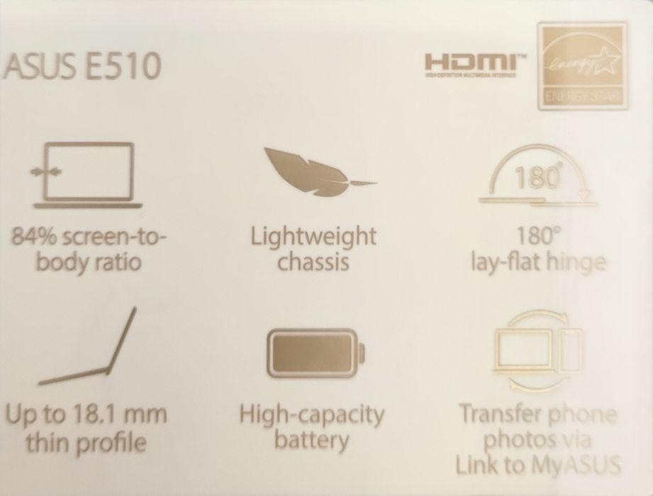 Notebook Asus E510ka-ej485ws