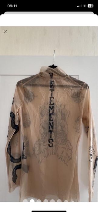 Топ Vetements / Демна Гвасалия оригинпл