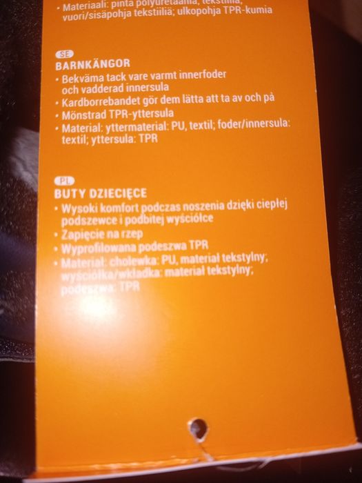 Buty zimowe chłopięce r.29