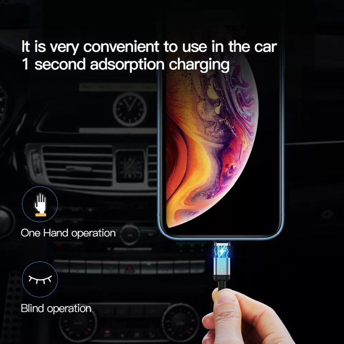 Magnetyczny kabel do ładowania telefonów