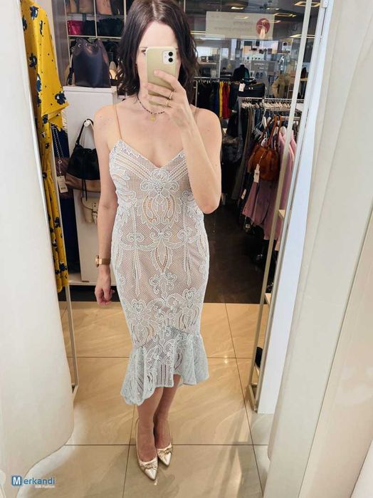 Sukienka Love Triangle r 36 nowa  beż ecru ⁸koronkowa syrena, syrenka
