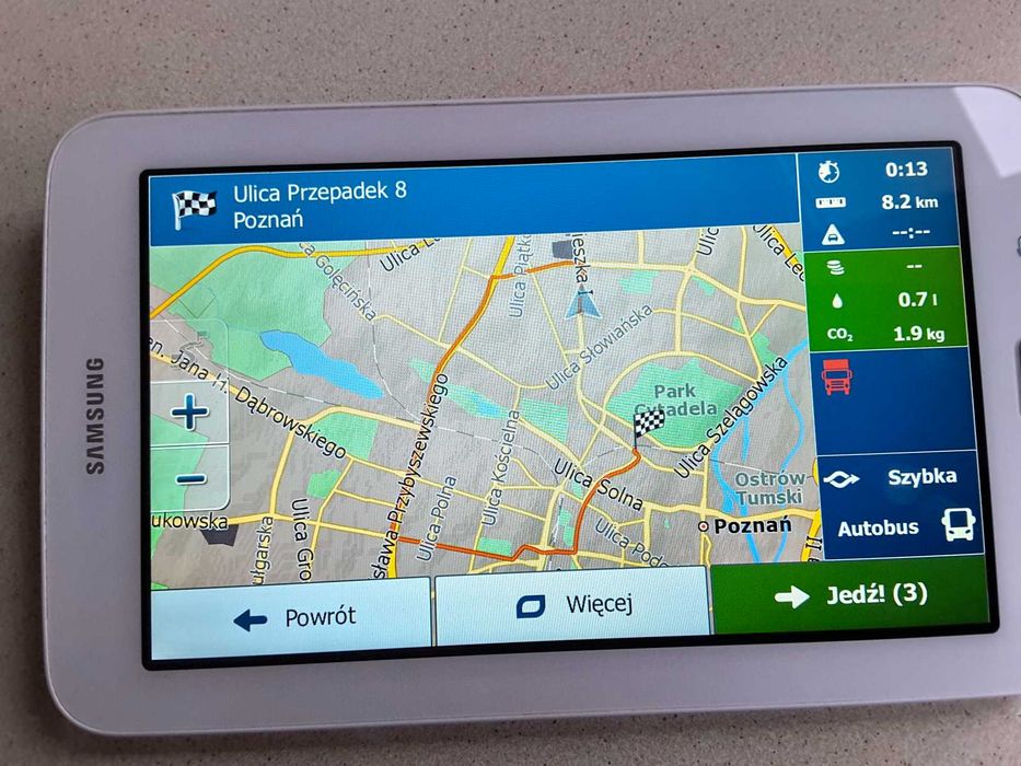 Tablet Samsung Tab 3  7 cali  nawigacja IGO Primo Truck