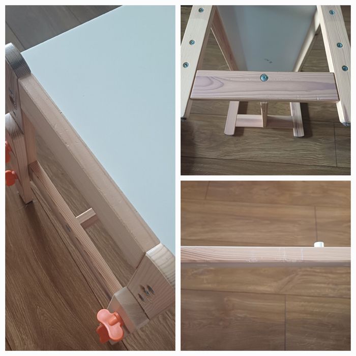 Biurko+ławeczka Ikea Flisat