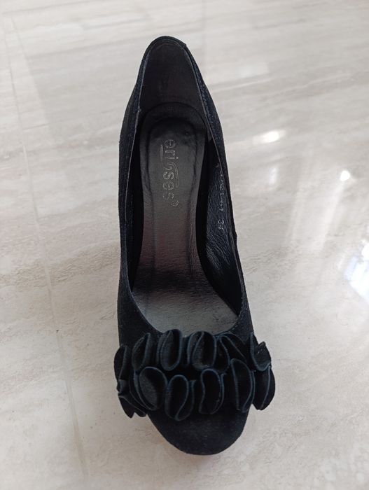 Туфлі натуральна замша 34р