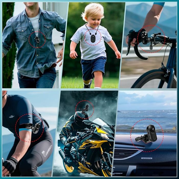 Екшн-камера 1080P HD та ширококутний нічний бачення 120