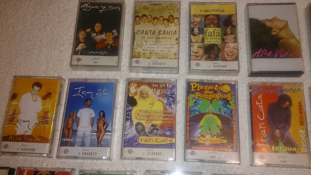 música brasileira - grupos e cantores (cassetes)