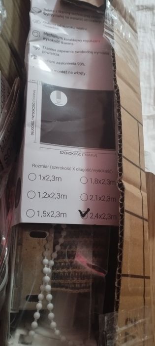 Roleta zewnętrzna balkonowa