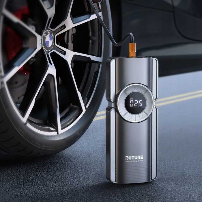 Powerbank Urządzenie rozruchowe BUTURE 2500A Jump Starter Kompresor