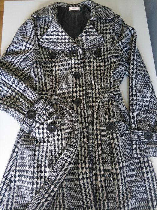 Kurtka w kratkę jesień, płaszczyk
