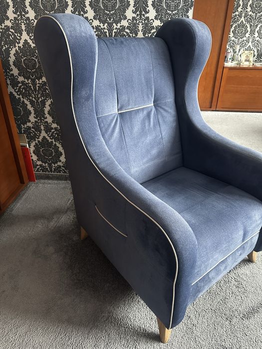 Master fotel uszak + puf tkanina pet friendly