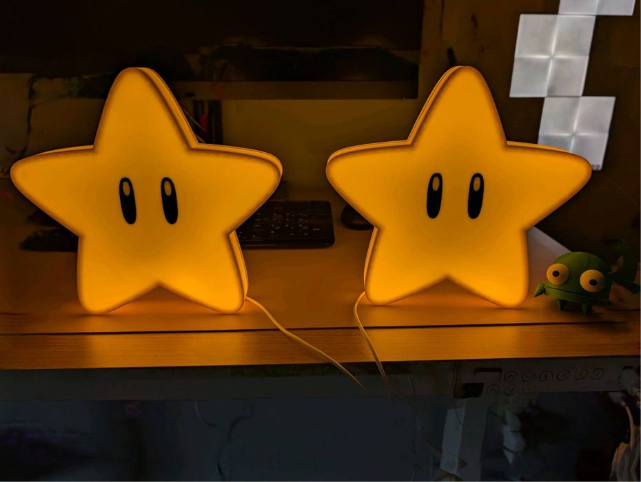 Super Mario Star Світильник Маріо Нічник LED