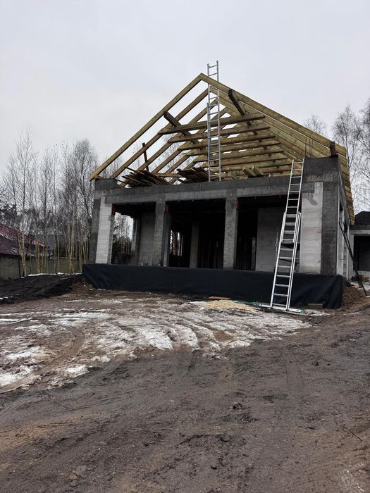Więźba dachowa impregnowana, kantówka iglasta sosnowa modrzew