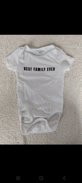 Body z krótkim rękawem krótki rękaw r. 74 NOWE