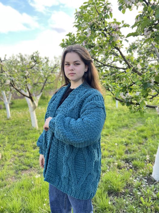 Плюшевий кардиган L-XL Новий