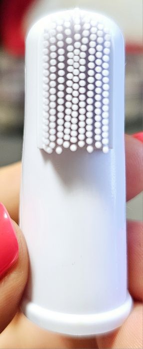 Nowa 2 x silikonowa szczoteczka do zębów zwierząt