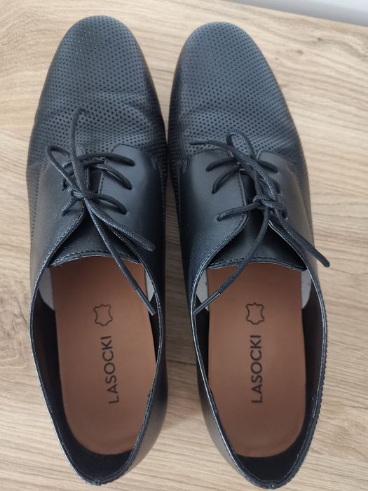 Buty damskie eleganckie Lasocki 41 czarne półbuty