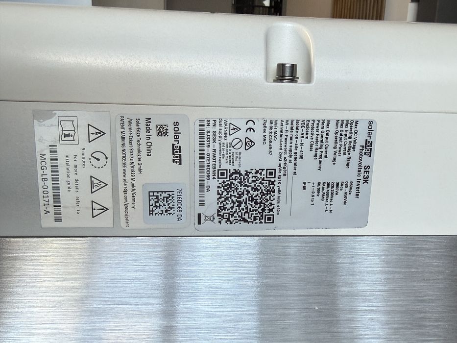 Falownik Solar Edge SE3K