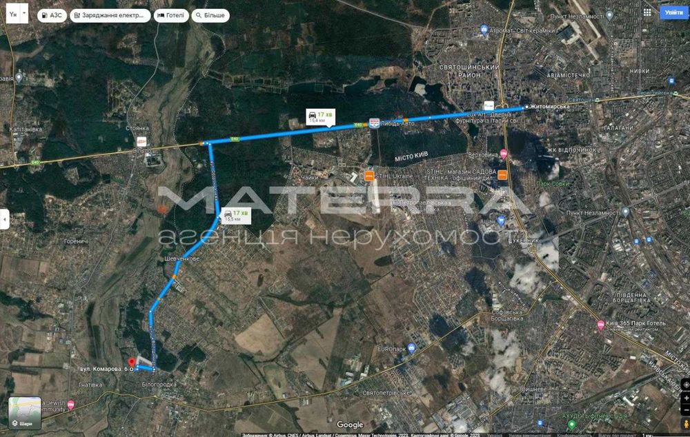 Білогородка Продаж ділянки 14,6 соток | Асфальт | Газ