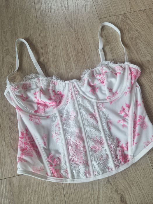 Top gorset stanik biustonosz basic S/M